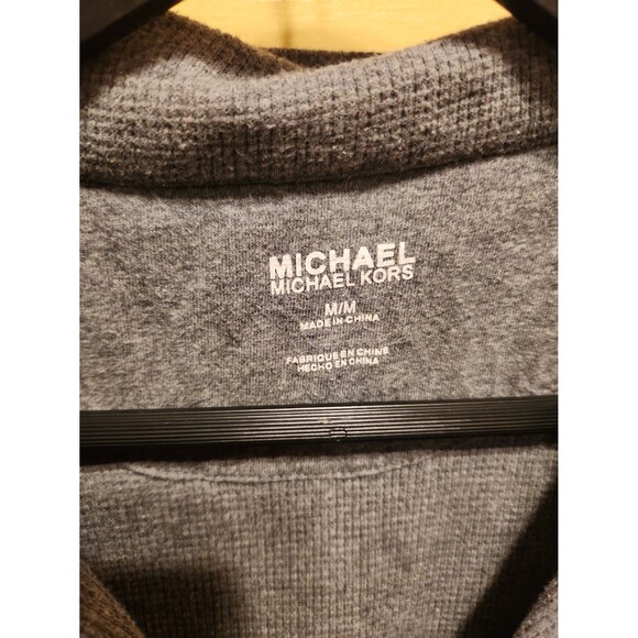 Michael Kors Women's Gray Full-Zip Jacket Size M - Picture 2 of 8